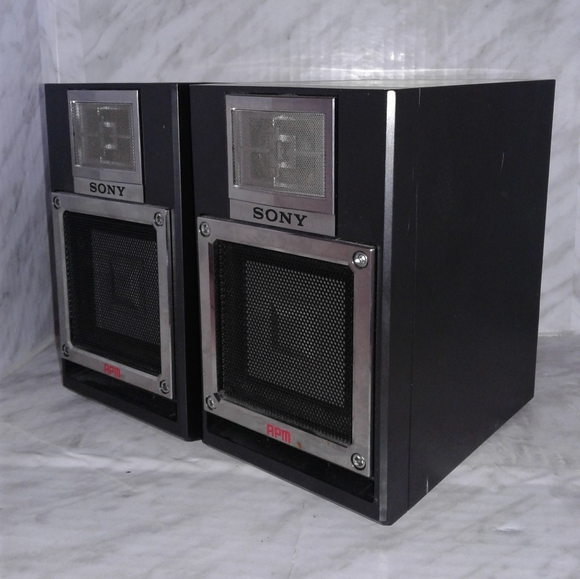 SONY APM Speakers for CFS-9000 Compact boombox stereo system good condition - Picture 5 of 6